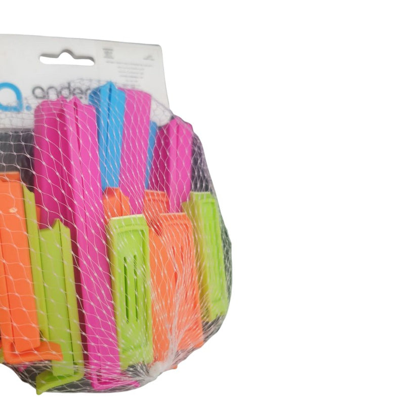 Set of 25 Kitchen Storage Food Snack Seal Sealing Bag Clips (Medium and Large) - Cupindy