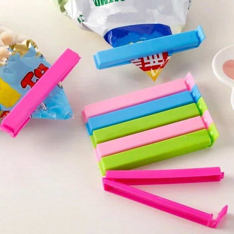 Set of 25 Kitchen Storage Food Snack Seal Sealing Bag Clips (Medium and Large) - Cupindy