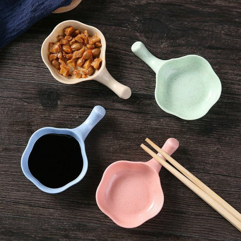 Set of 4 Pieces Mini Plastic Bowls - Multi Colors - Cupindy