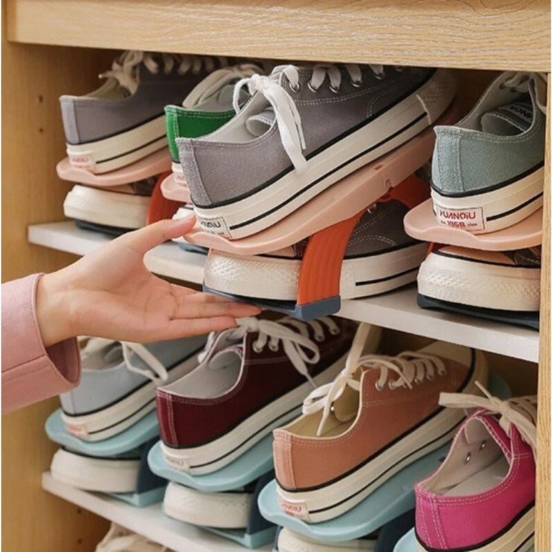 Shoe Rack Adjustable U-shaped Shoe Rack Household Storage Shoes - Cupindy