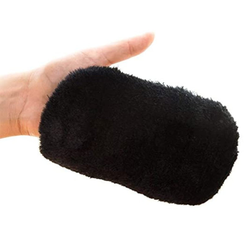 Shoes Polishing Soft Woolen Gloves - Cupindy