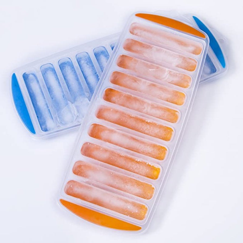 Silicon Ice Tray with External Plastic Case - Multi Colros - Cupindy