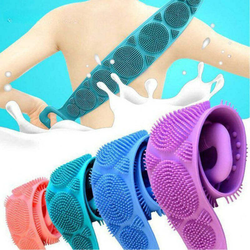 Silicone Body Back Scrubber Bath Brush - Cupindy
