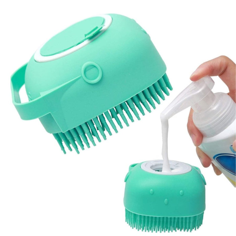Silicone Body Bath Brush with Gel Dispenser - Multi Colors - Cupindy