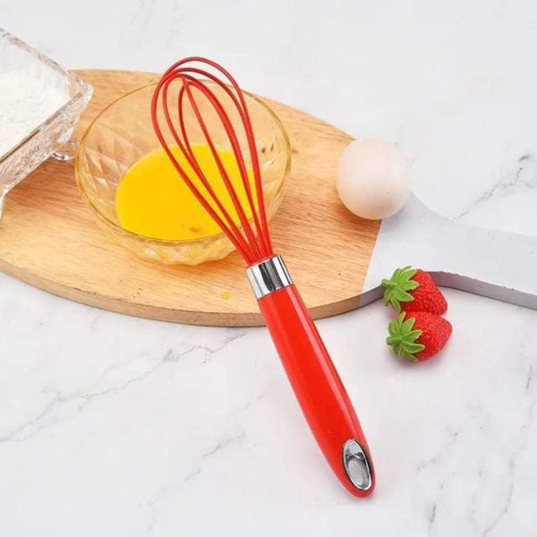 Silicone Covered Egg Whisker - Multi Colors - Cupindy
