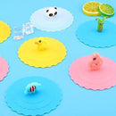 Silicone Cup Lids Dustproof Leak-proof - Multi Colors - Cupindy