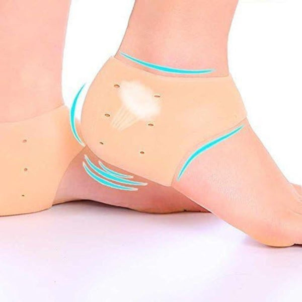 Silicone Gel Shock Absorption Heel Sleeves - Cupindy