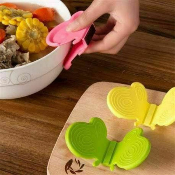 Silicone Heat Insulation 2 in 1 Butterfly Shape - Cupindy