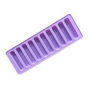 Silicone Ice Cube Mold With 10 Slots For Kitchen - Multi Colors - Cupindy