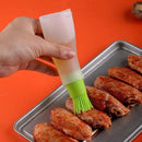 Silicone Oil Bottle Brush with Lid - 1 Piece - Multi Colors - Cupindy