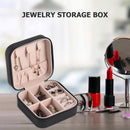 Small Faux Leather Travel Jewelry Box Organizer - Cupindy
