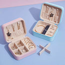 Small Faux Leather Travel Jewelry Box Organizer - Cupindy