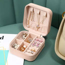 Small Faux Leather Travel Jewelry Box Organizer - Cupindy