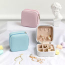 Small Faux Leather Travel Jewelry Box Organizer - Cupindy