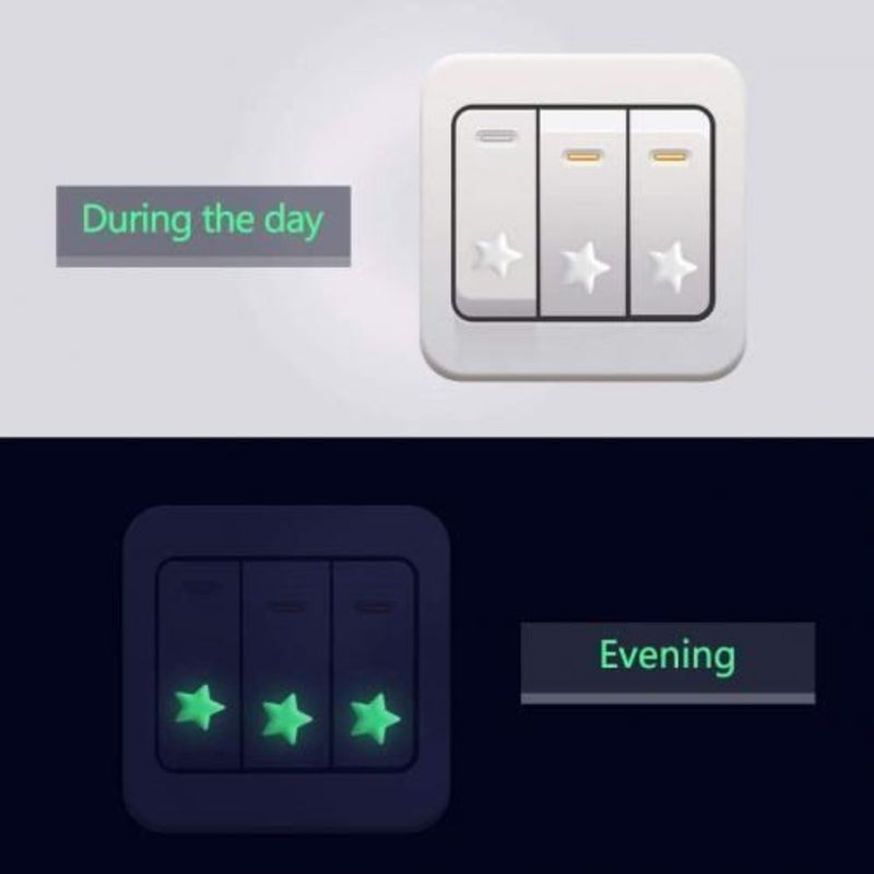 Small Stars Glow In The Dark Wall Stickers - Cupindy