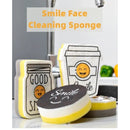 Smile Cleaning kitchen sponge Dish washing sponge - 4 Pieces - Cupindy