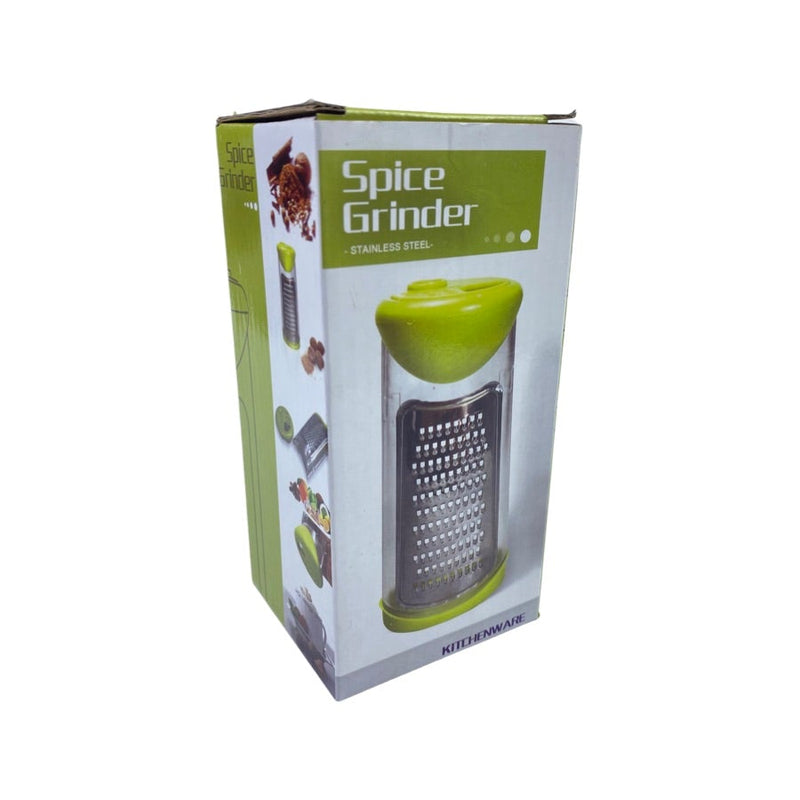 Spice Grinder, Stainless Steal With Plastic Bottle - Cupindy