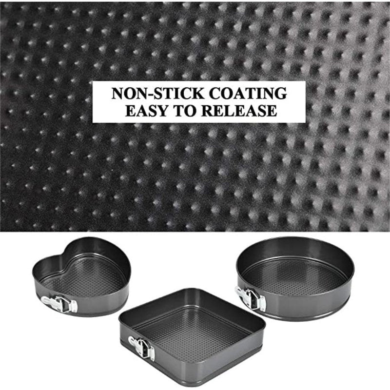 Springform Cake Pans, 3 Pcs Nonstick Cake Pan Set - Cupindy