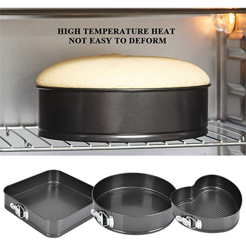 Springform Cake Pans, 3 Pcs Nonstick Cake Pan Set - Cupindy