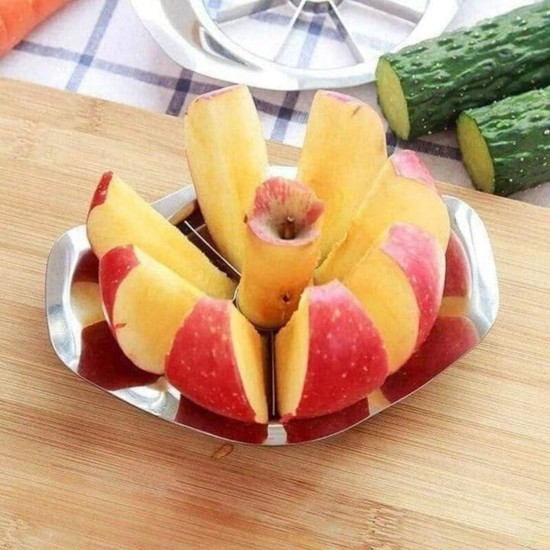 Stainless Steel Apple Corer & Slicer (Silver) - Cupindy