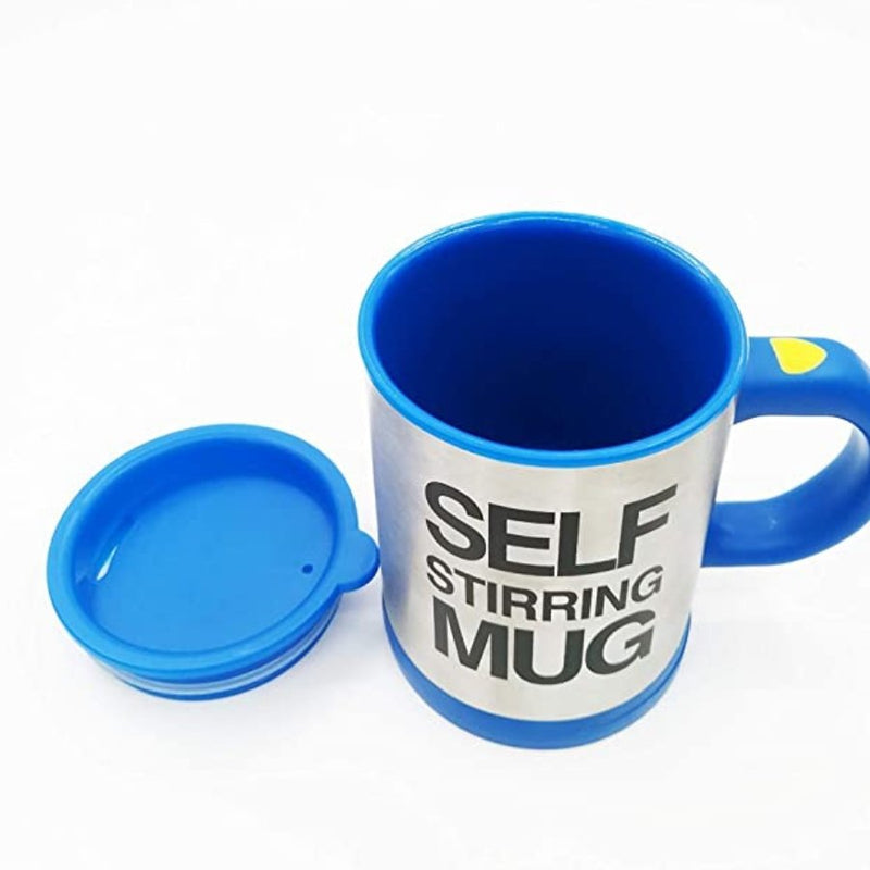 Stainless Steel Automatic Electric Self Stirring Mug (350ml) - Cupindy