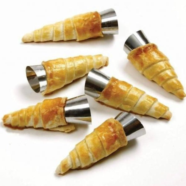 Stainless Steel Dessert Cone Baking Mold - 6 Pcs - Cupindy