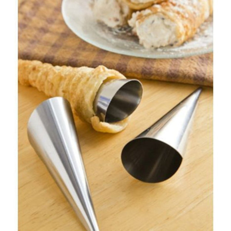 Stainless Steel Dessert Cone Baking Mold - 6 Pcs - Cupindy