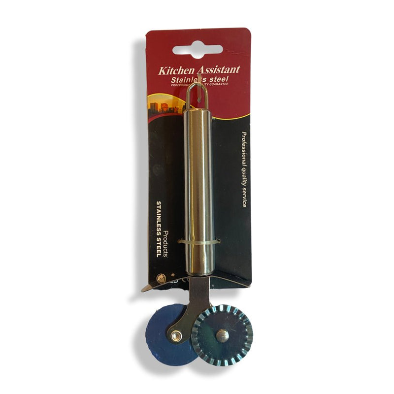 Stainless Steel Double Wheel Pizza Cutter - Cupindy