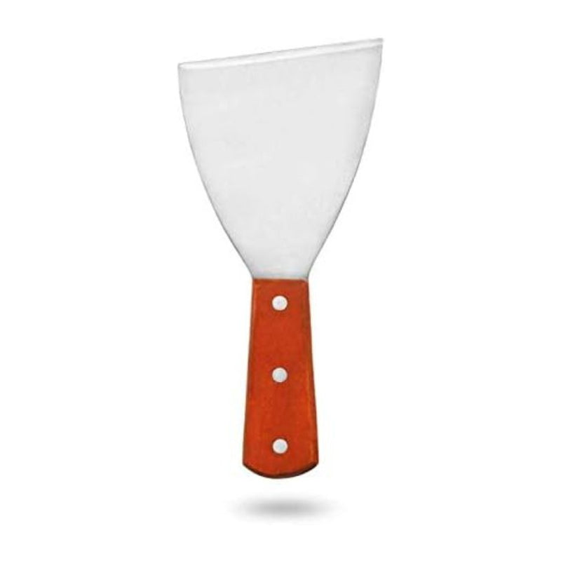 Stainless Steel Food Scraper With Wooden Handle - Cupindy