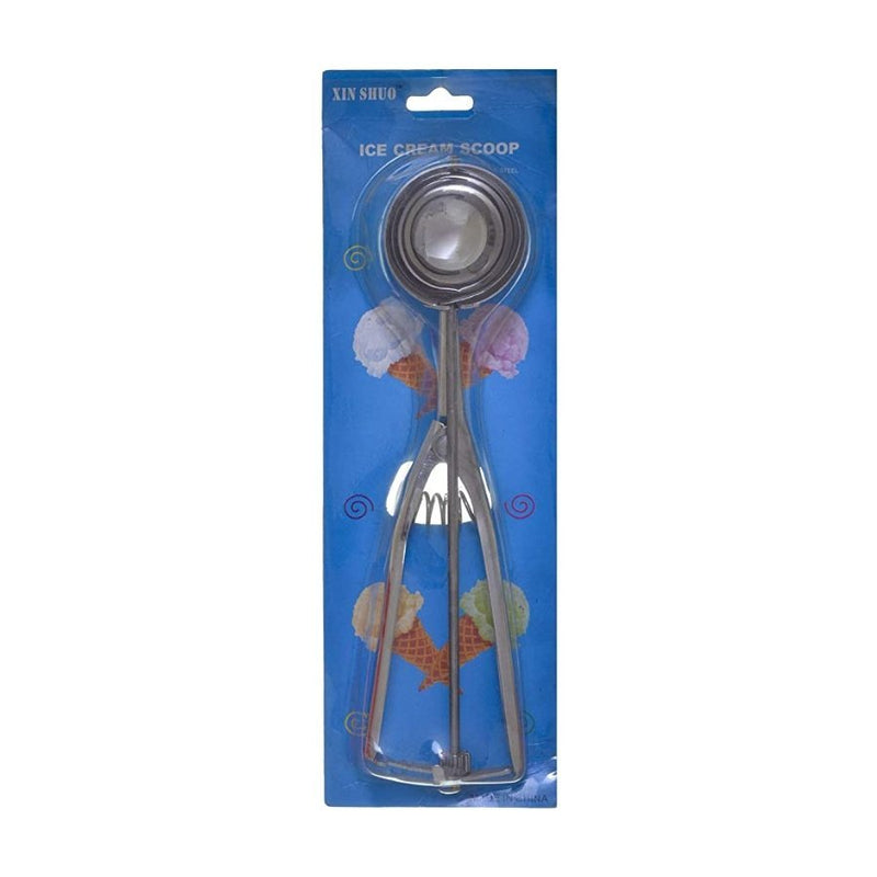 Stainless Steel Ice Cream Scoop (Large, Silver) - Cupindy