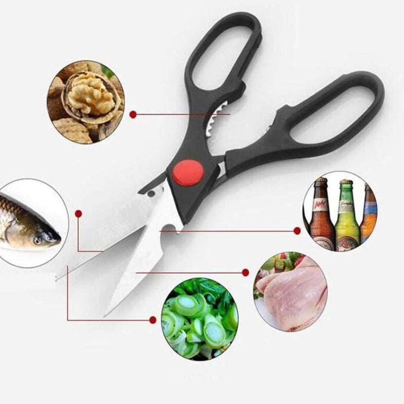 Stainless Steel Kitchen Scissors Multipurpose - Cupindy