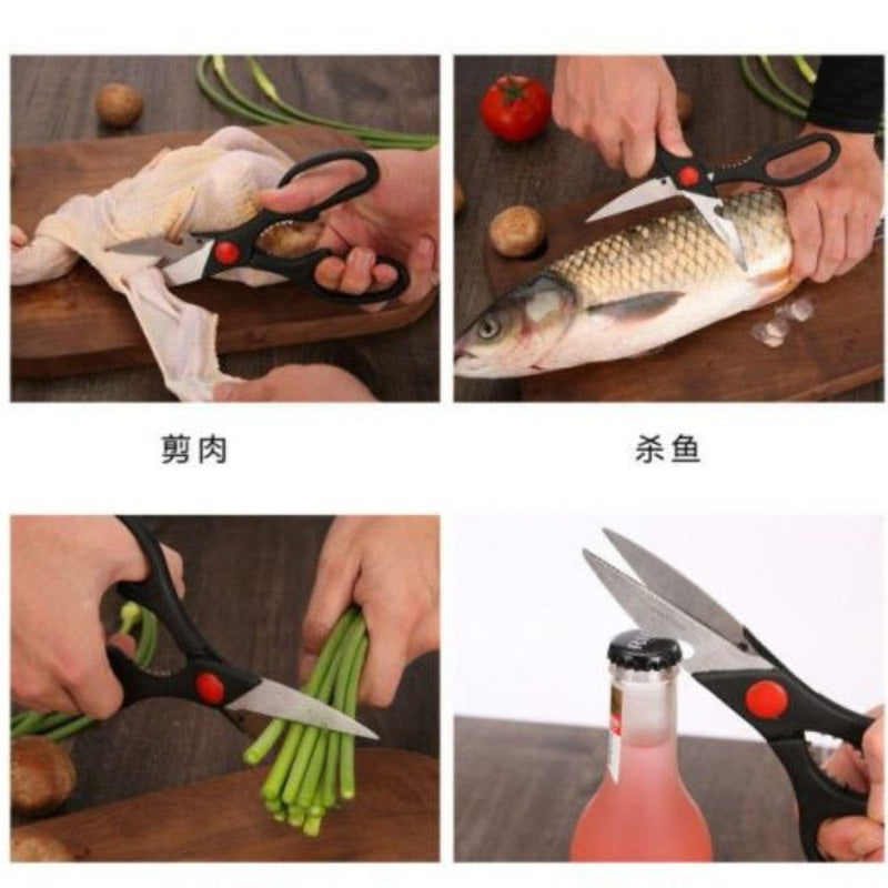 Stainless Steel Kitchen Scissors Multipurpose - Cupindy
