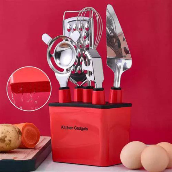 Stainless Steel Kitchen Tool Set - 5 Pieces - Cupindy