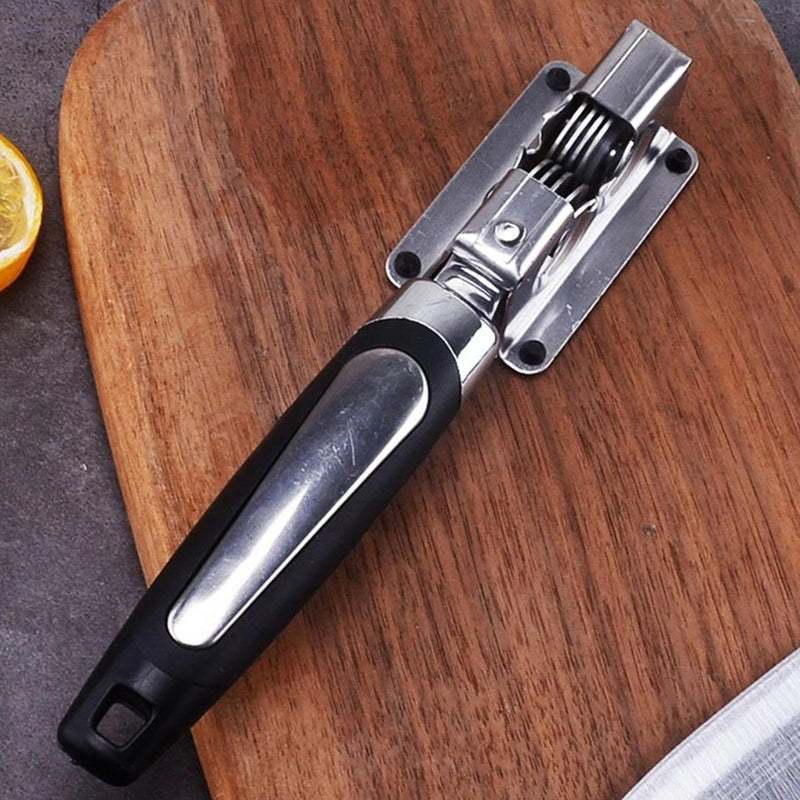 Stainless Steel Knife Sharpener With Handle - Cupindy