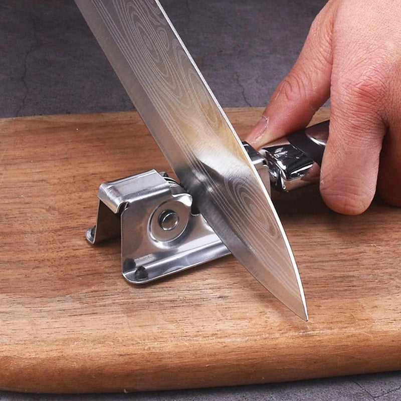 Stainless Steel Knife Sharpener With Handle - Cupindy