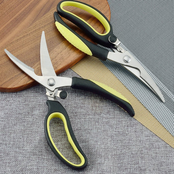 Stainless Steel Large Kitchen Sharp Scissor - Multi Colors - Cupindy