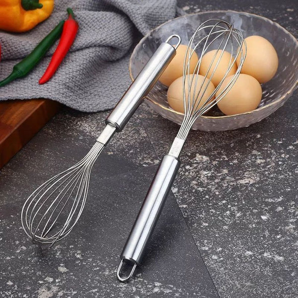 Stainless Steel Manual Egg Beater - Cupindy