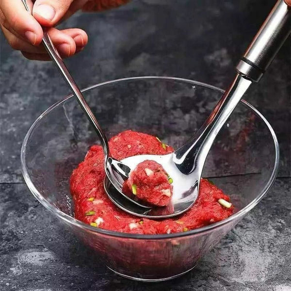 Stainless Steel Meatball Spoon - Cupindy