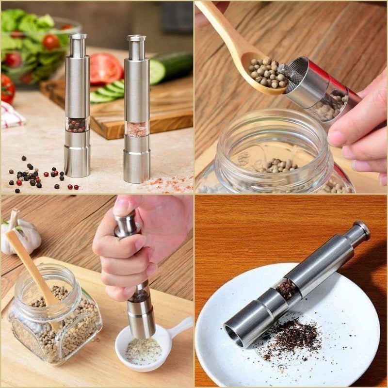 Stainless Steel Pepper Mill Grinder - Cupindy