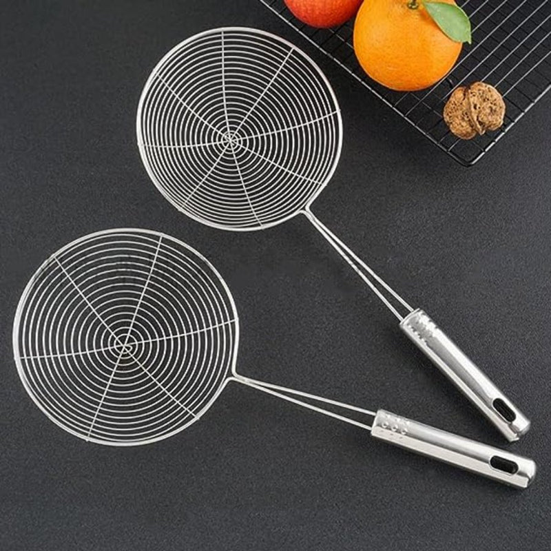 Stainless Steel Spider Skimmer - Medium - Cupindy