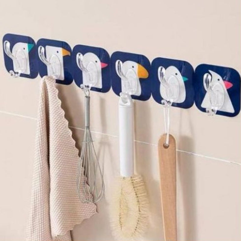 Strong Self-Adhesive Cuttable Hook Multipurpose - Multi Colors - Cupindy