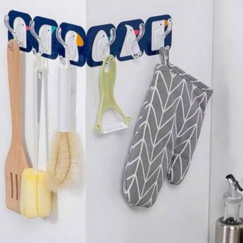 Strong Self-Adhesive Cuttable Hook Multipurpose - Multi Colors - Cupindy