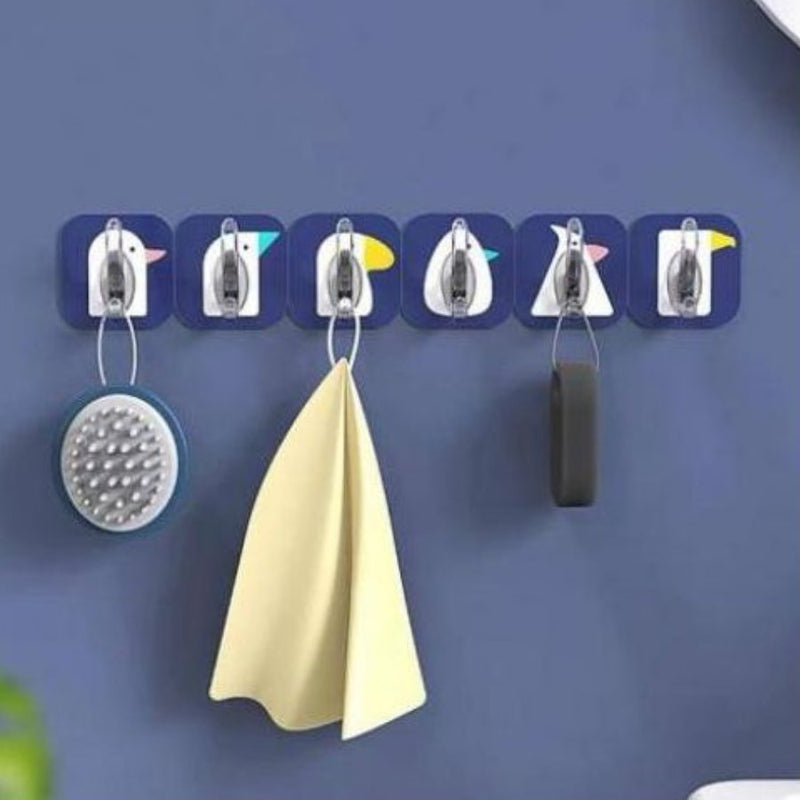 Strong Self-Adhesive Cuttable Hook Multipurpose - Multi Colors - Cupindy