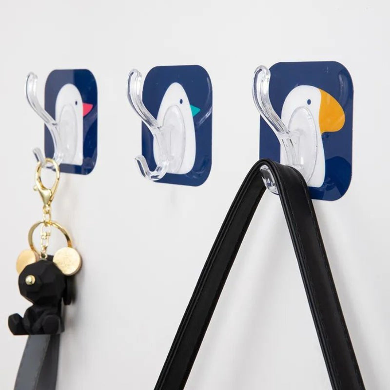 Strong Self-Adhesive Cuttable Hook Multipurpose - Multi Colors - Cupindy