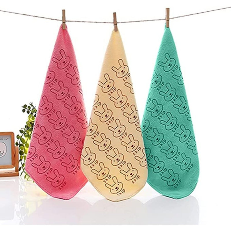 Super Absorbent Microfiber Kitchen Dish Towel - Set of 5 Pieces (Random Print) - Cupindy