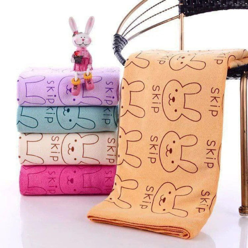 Super Absorbent Microfiber Kitchen Dish Towel - Set of 5 Pieces (Random Print) - Cupindy