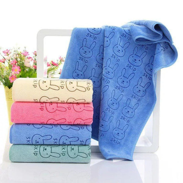 Super Absorbent Microfiber Kitchen Dish Towel - Set of 5 Pieces (Random Print) - Cupindy