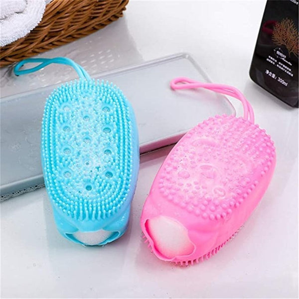 Super Soft Bath Silicone and Sponge Brush - Cupindy