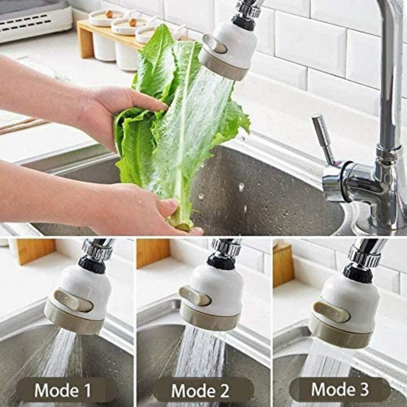 360 Degree Rotatable Faucet Spray Head for Kitchen Sink – Adjustable Water Saving Tap Nozzle | Cupindy