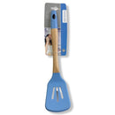 Tessie & Jessie Silicone Serving Skimmer With Wooden Handle, SK-3241 - Cupindy